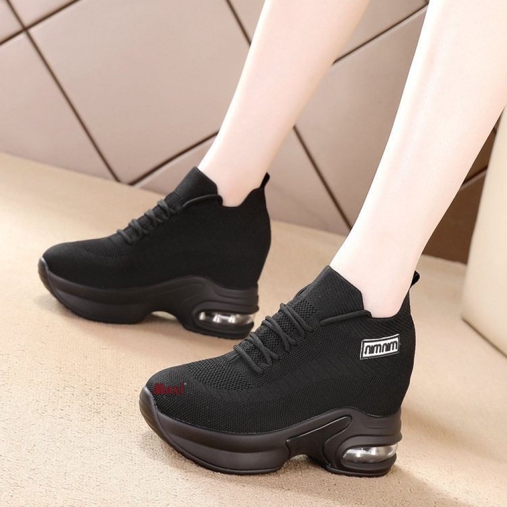 Giày nữ cao gót màu đen thời trang 9cm FS71