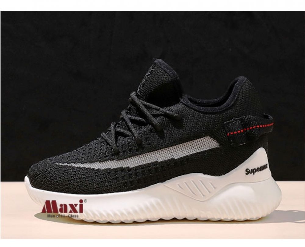 Giày thể thao nữ tăng chiều cao trẻ trung màu đen FS08